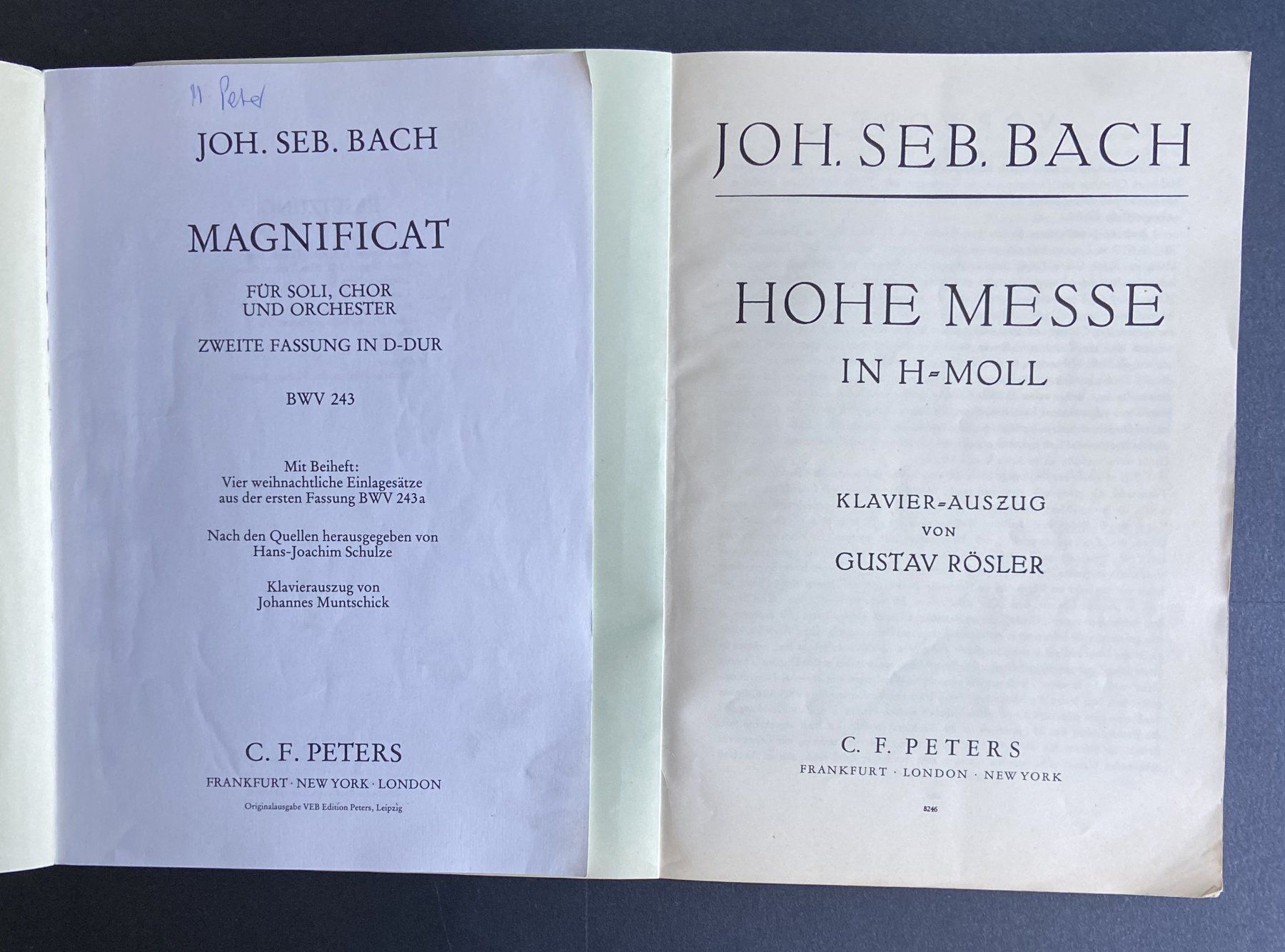 Libri: Notenbroschüren Klassik   "Bach" – Usato da Böckten venduto da Hansi36 4