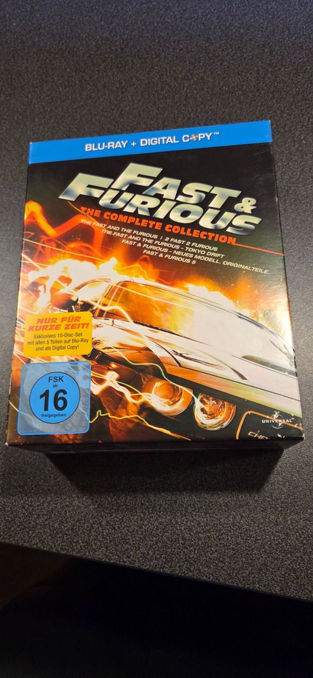 Tutti i DVDs: Fast & Furious 1 bis 8 Blu-Ray – Usato da Galgenen venduto da crazyman 1