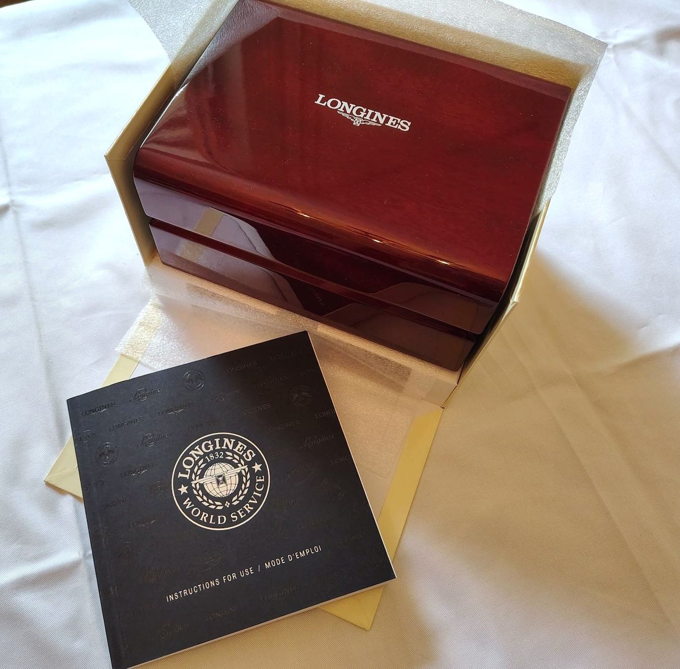 Longines Uhrenboxen: Longines, coffret bois – Neu und originalverpackt aus Péry von Sodubavallon 5