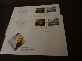 FDC 2002 Sondermarken 2 Stück