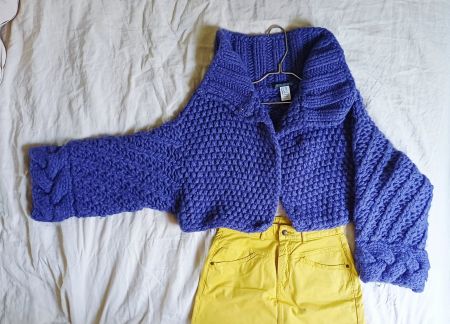 Alberta Ferretti, Italian Fashion, kurze Strickjacke, neu