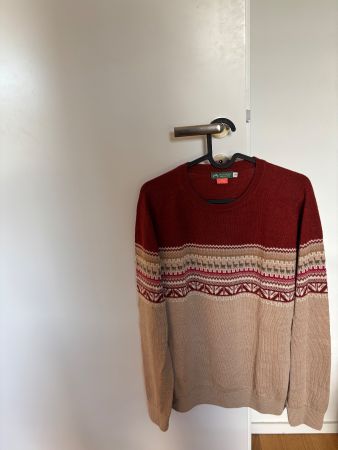 100% Baby Alpaka Pullover  / Herren – Gr. M