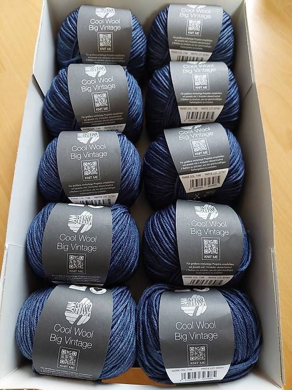 Cordicelle & Fili: Cool wool Big Vintage dunkelblau  – Usato da Rothrist venduto da lil_6mn9