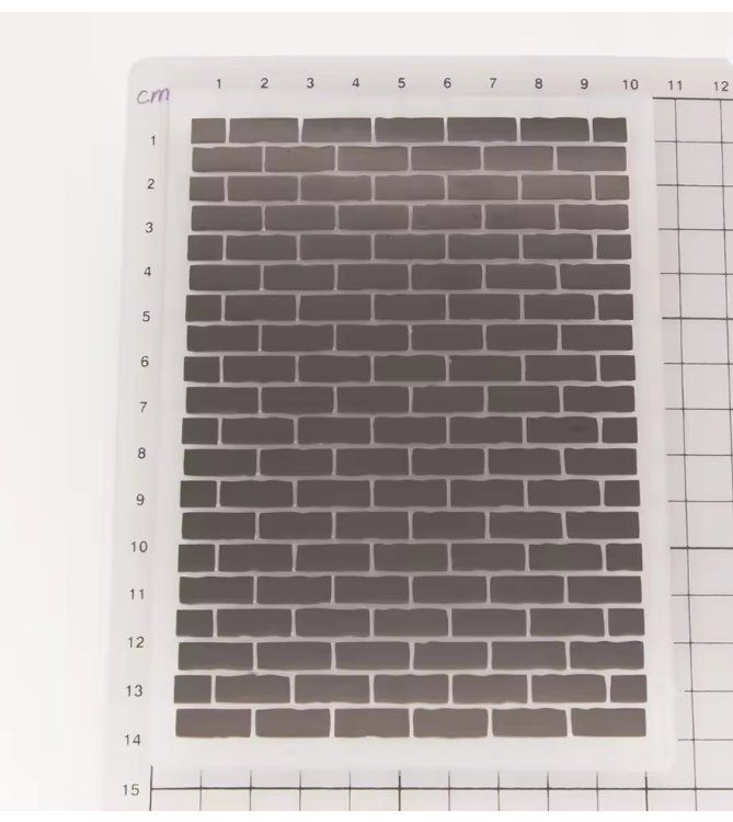 Sciablone: Neue Prägeschablone Mauer / Backstein-Wand – Nuovo e nell'imballaggio originale da Effretikon venduto da wenuss