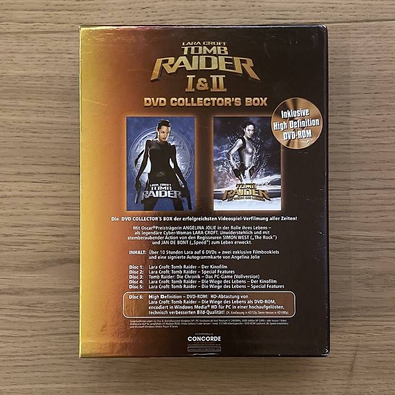 Tutti i DVDs: Lara Croft Tomb Raider 1 / 2 – Usato da Arth venduto da feibi_orangenbaum 1