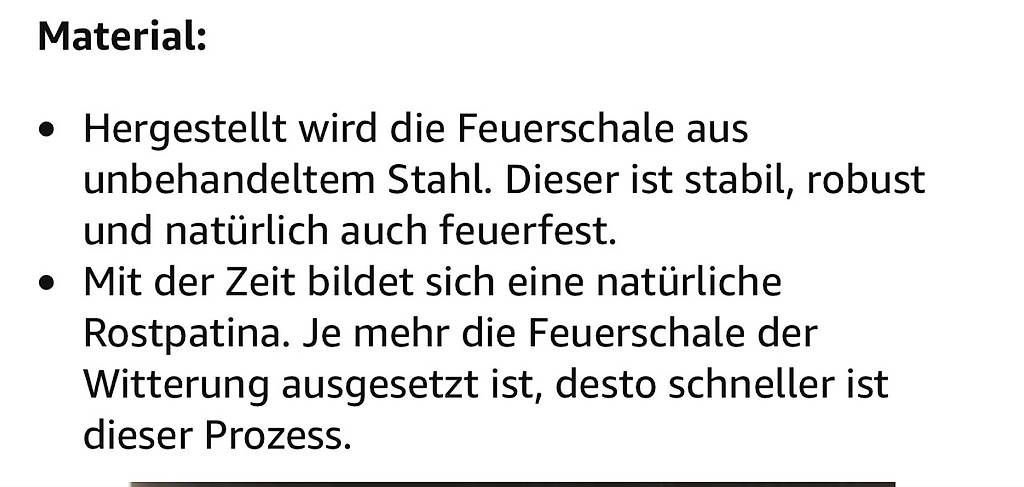 Bracieri: Feuerschale aus Stahl 55cm – Usato da Ennetbühl venduto da msworld1983 2