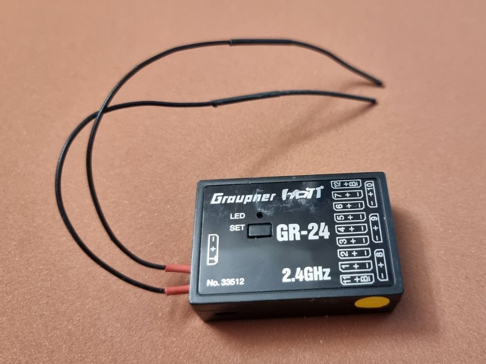 Graupner GR-24 HoTT - 2.4 GHz Empfänger - Derkum Modellbau