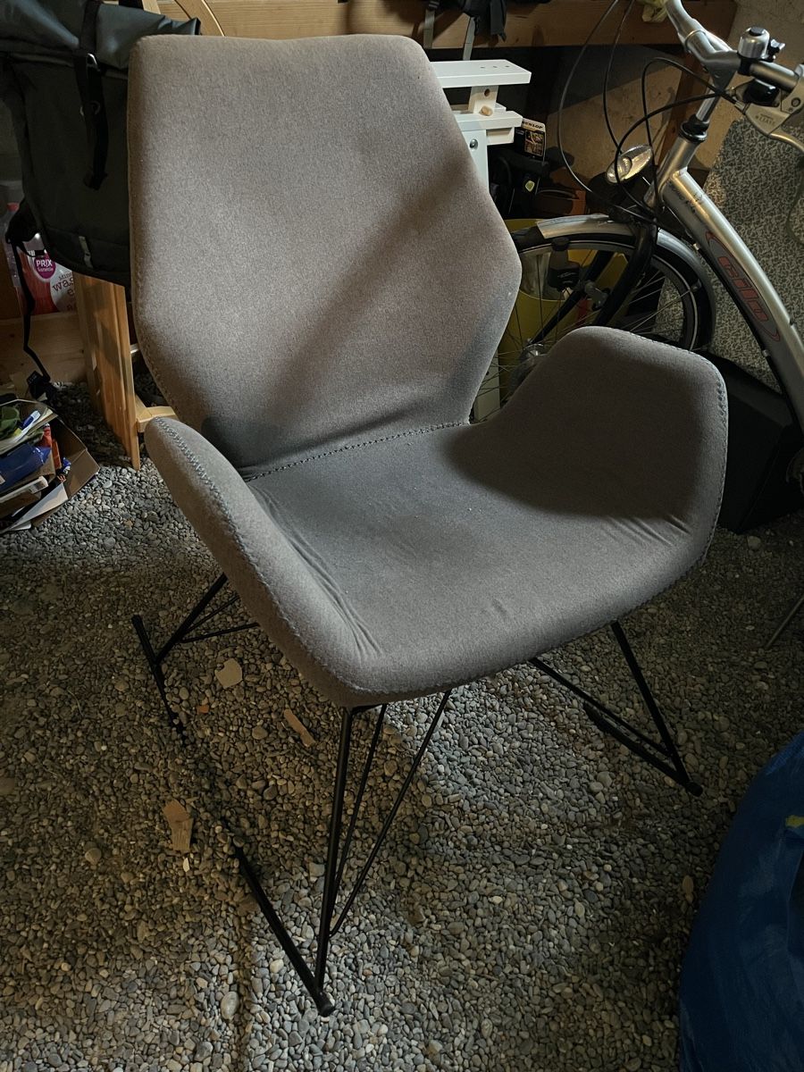 Poltrone: Rocking-chair design gris, confortable – Usato da Bern venduto da Gschaller29 1
