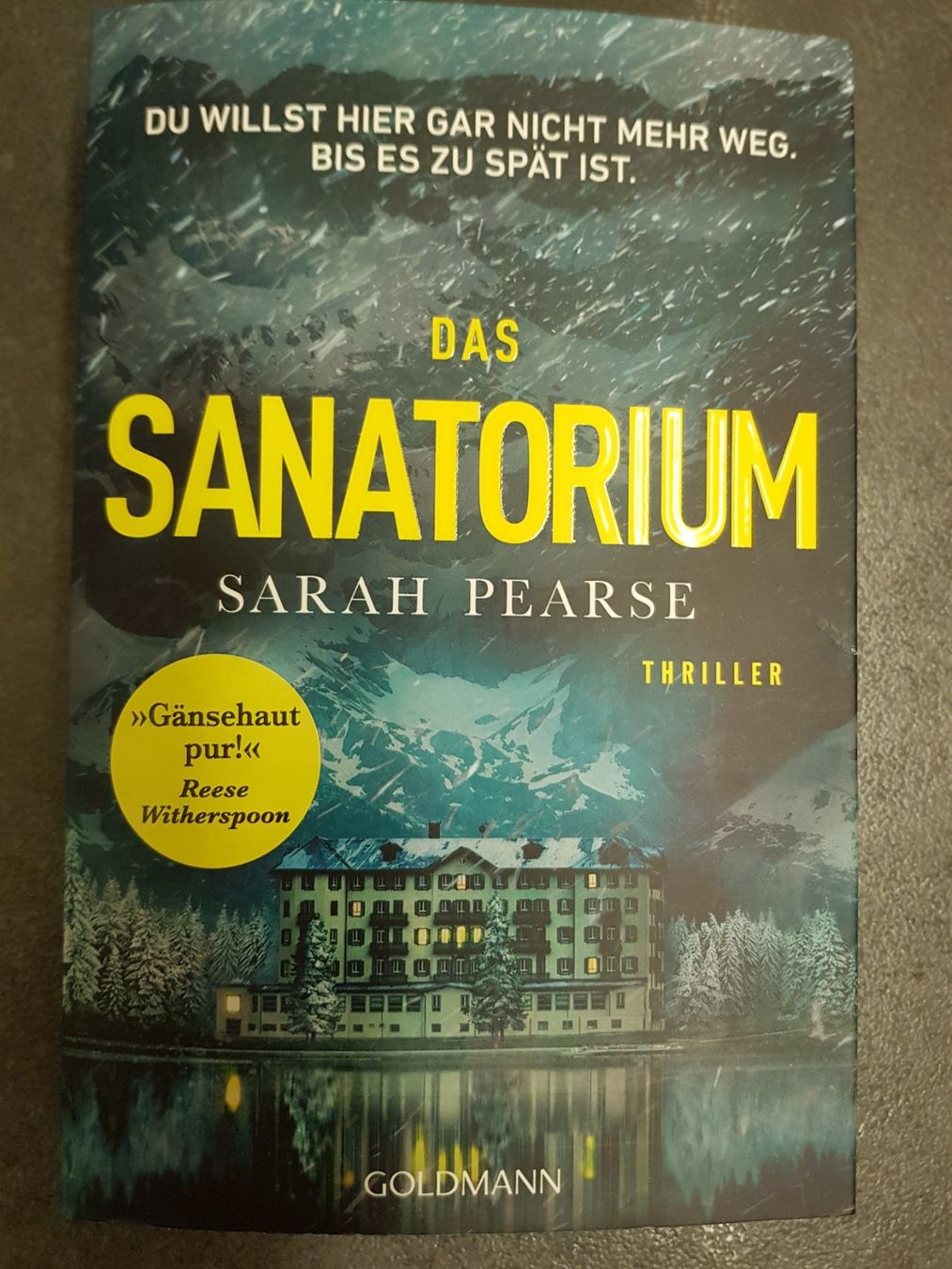 Libri: DAS SANATORIUM / Sarah Pearse / Thriller – Usato da Dietikon venduto da marconi07