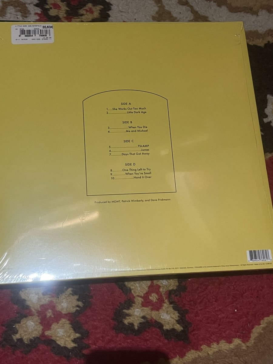 Dischi in vinile: Vinyle MGMT - "Little Dark Age" - neuf scellé – Nuovo e nell'imballaggio originale da Matran venduto da Shiryududragon 1