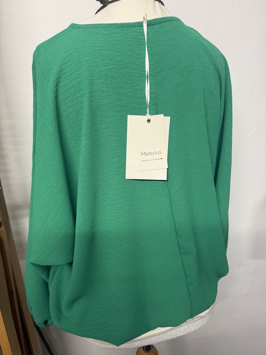T-Shirts: Damen 3/4 Ärmel Shirt mit passende Kette grün m l – Neu und originalverpackt aus Groß-Gerau von bor_8wfb 3