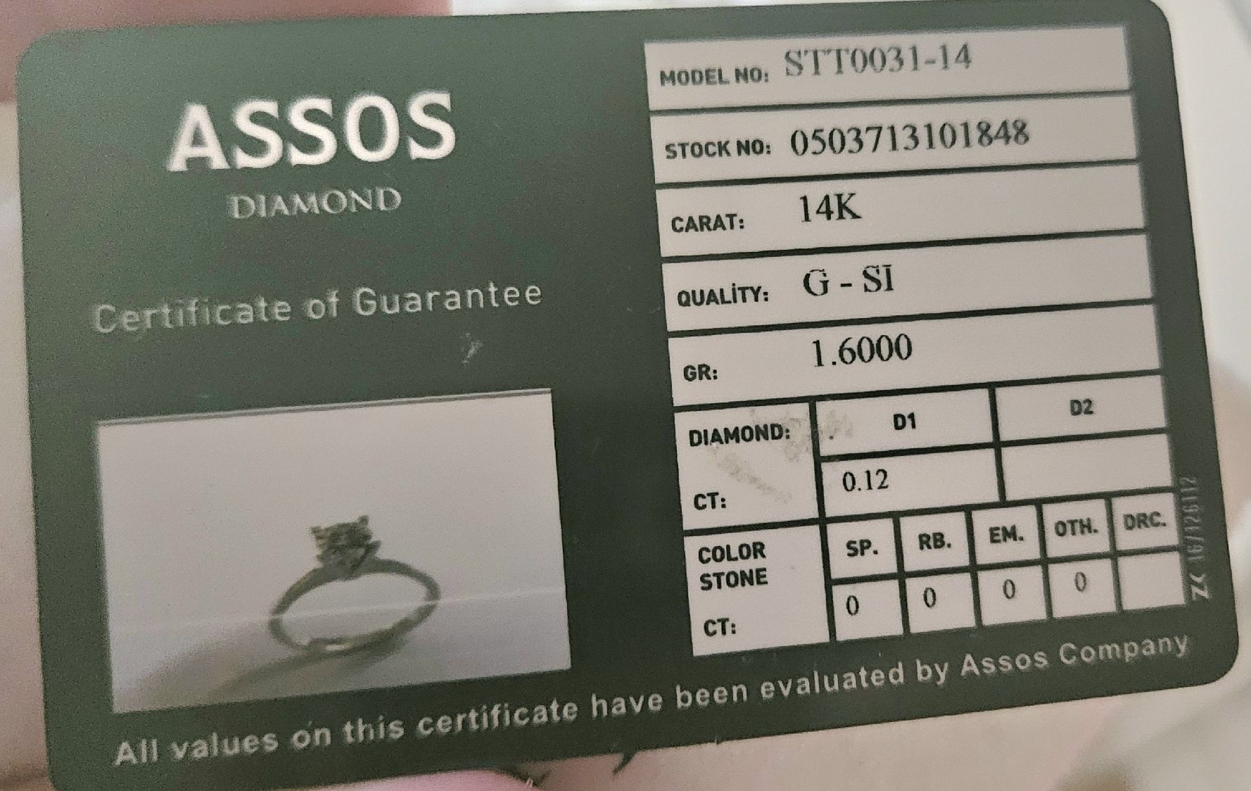 Bagues: Assos Diamantenring – Neuf (Voir description) à Bülach par cestlavie2018 5