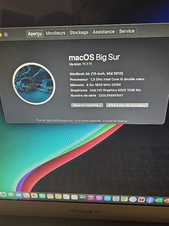 Apple Notebook: MacBook Air i5 | 4Go RAM | SSD 121Go – Usato da Renens VD venduto da MTD2211 7