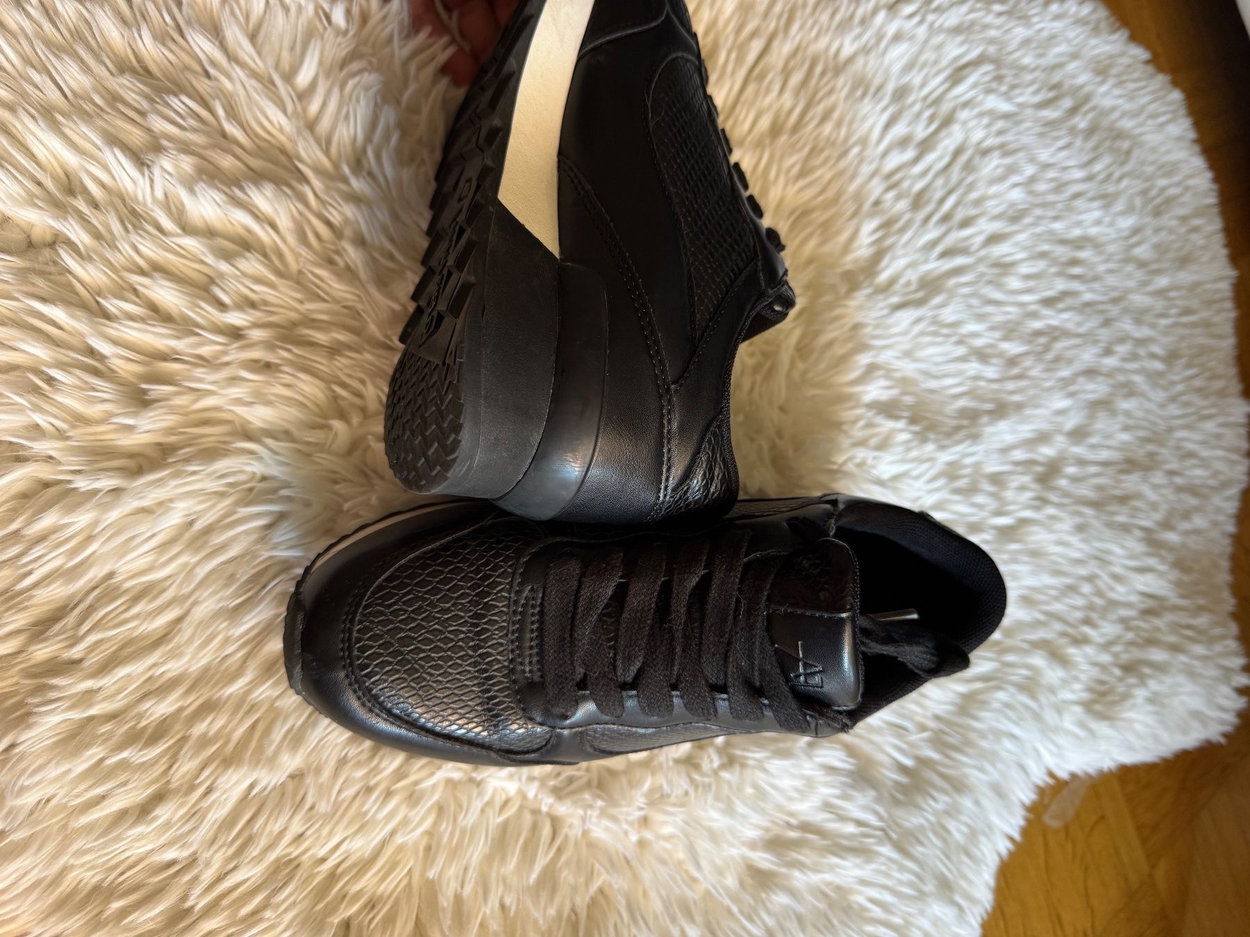 Anna Field Scarpe da donna: 👟 Schwarze Sneaker mit Strukturdetails – Grösse 36 👟 – Nuovo (secondo la descrizione) da Künten venduto da bel_6wn2 4