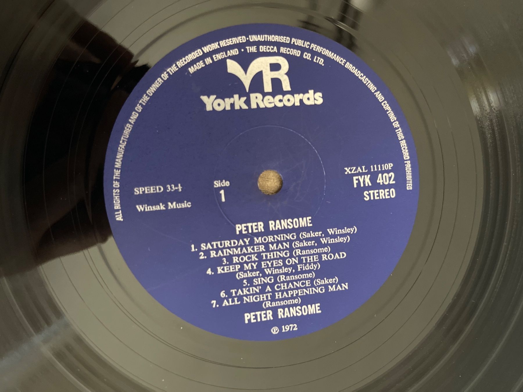 Vinyles: S128/Peter Ransome – D'occasion à Frutigen par Philippe_jsp 2