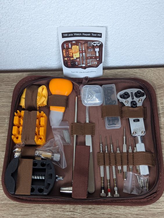 Kit Réparation Montres 16 Pièces Professionnel MMOBIEL - Neuf Avec étiquettes