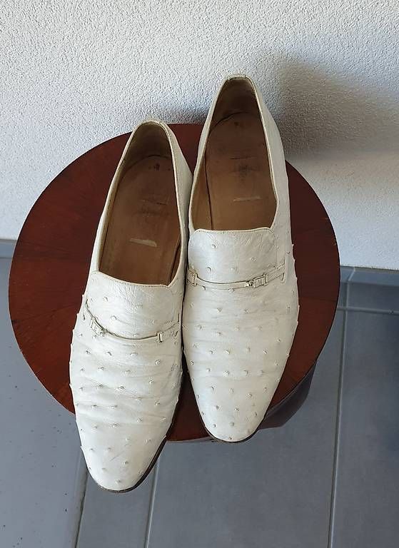 Scarpe da uomo: Moreschi Italia / Autruche / taille 45 – Usato da Servion venduto da meno999 1