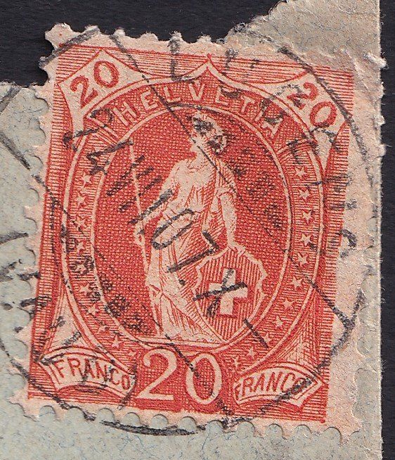 Tutti i francobolli: Stehende Helvetia – Usato da Rotkreuz venduto da sheyenne72 1