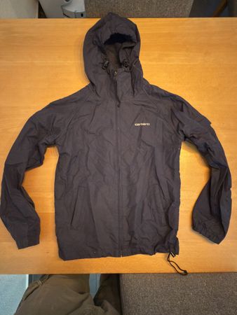 Carhartt Jacke Nylon blau mit Kapuze Grösse XS