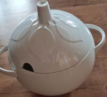 Rosenthal edle Suppenterrine Lotus Design Porzellan weiss