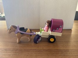 Playmobil: carriole avec cheval - 9390
