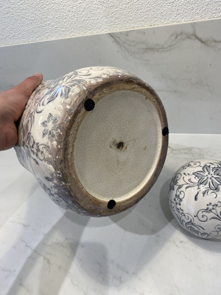 Vasi per fiori: Blumentopf mit Dekokugel – Usato da Ballwil venduto da risingsun02 3