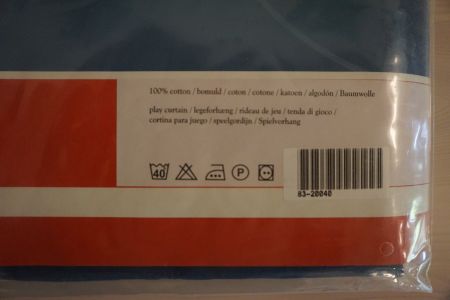 Flexa Spielvorhang blau