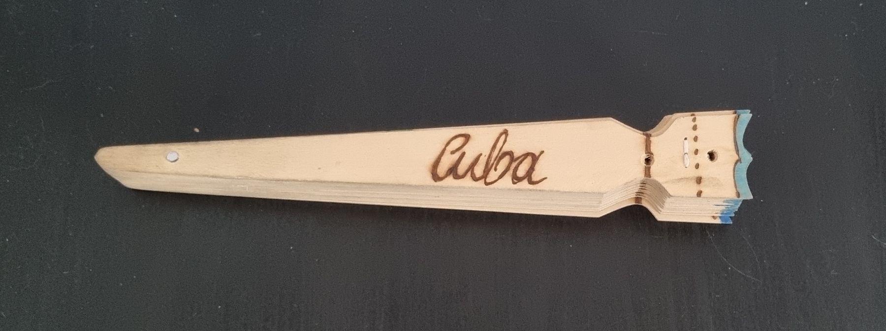 Tutte le decorazioni: Fächer Handfächer Holz aus Cuba/Kuba – Nuovo e nell'imballaggio originale da Affoltern am Albis venduto da thingsANDthings 2