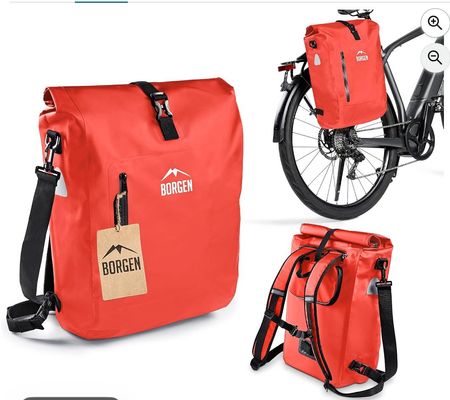 Fahrradtasche 3in1  für Gepäckträger wasserdicht