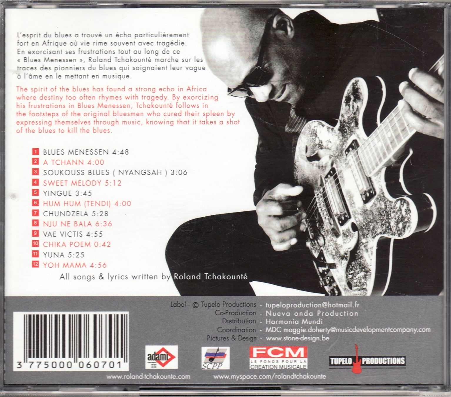 CDs: Roland Tchakounté – Blues Menessen – Neu (gemäss Beschreibung) aus Boussens von catfood01 1