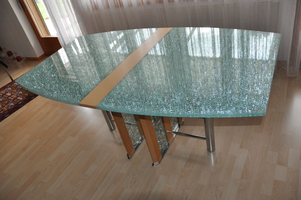 Tisch Mit Crashglas