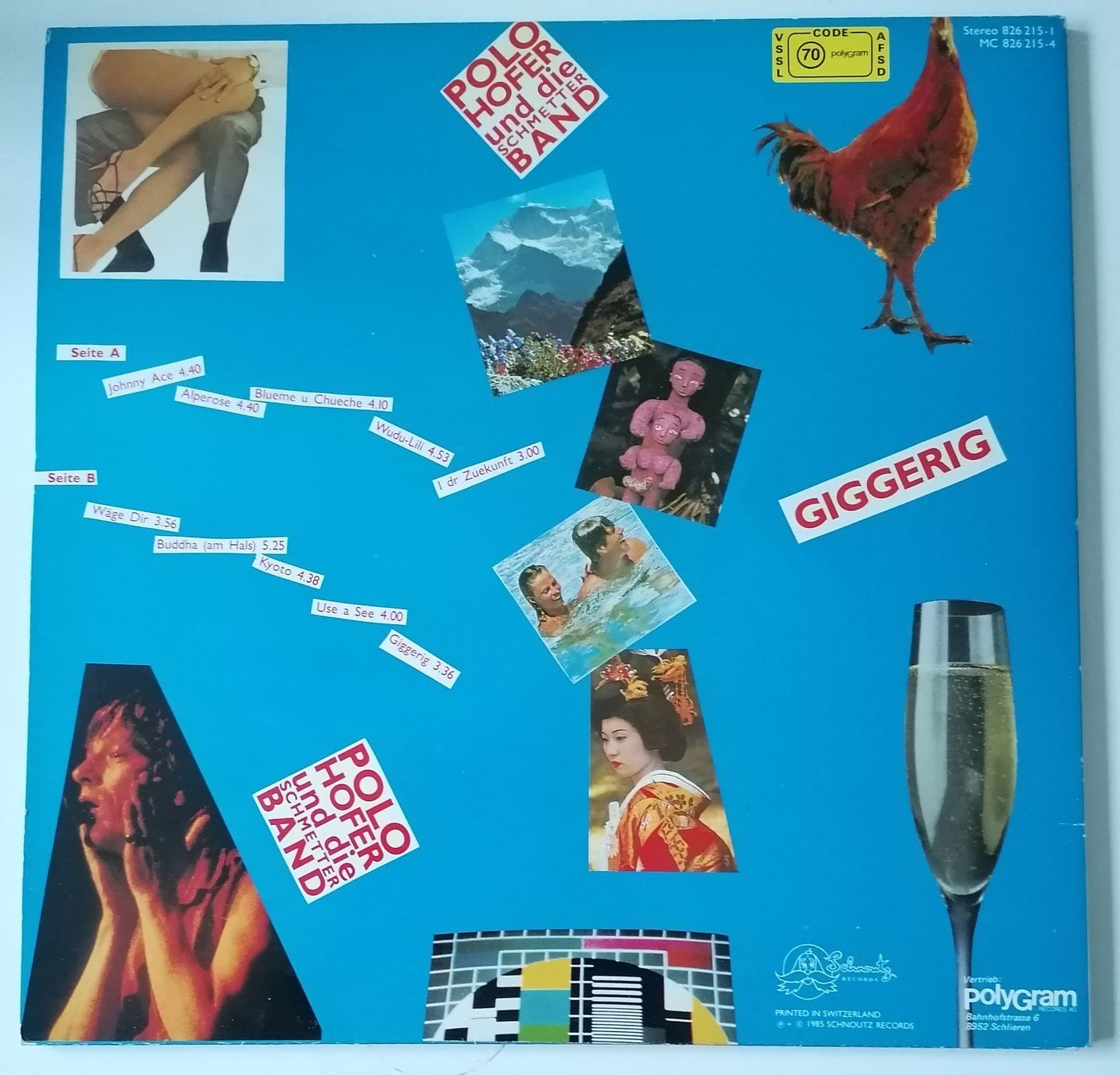 Dischi in vinile: Polo Hofer - Giggerig - LP - Vinyl – Usato da Oberurnen venduto da mackrokodile 1