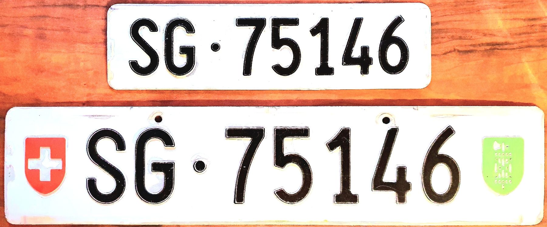 Insegne: Nummernschild SG 75146  – Usato da Ricken SG venduto da devidi