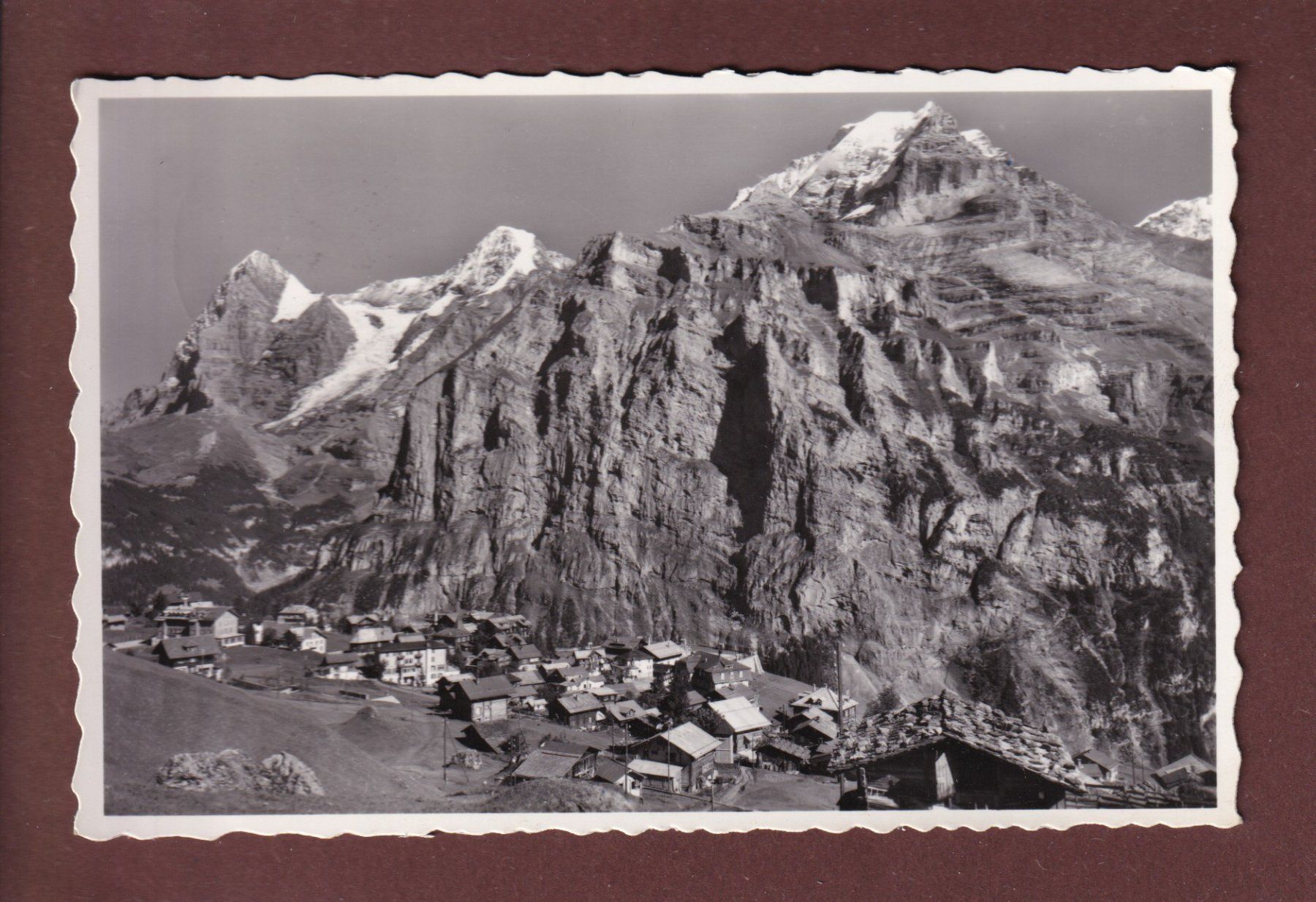 Cartoline postali: MÜRREN - 1952 – Usato da Pully venduto da nicecards