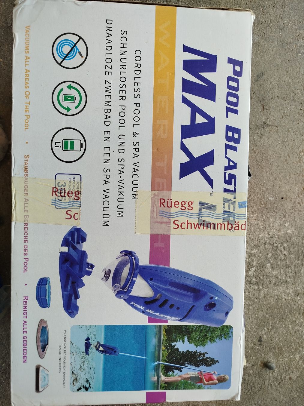 Piscine: Pool Blaster Max Cordless Pool and Spa Vacuum, Poolsauger – Usato da Steg im Tösstal venduto da KiwiGrafikMaurer 1