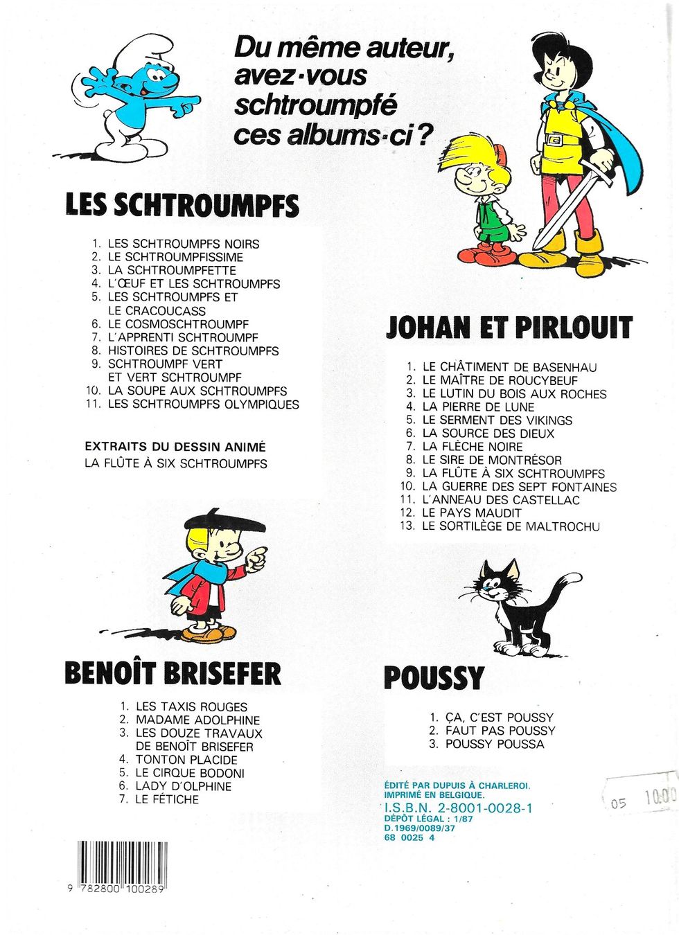 Fumetti: Benoît Brisfer - Tonton Placide - 1987 TBE – Usato da Savagnier venduto da Ne2065 1