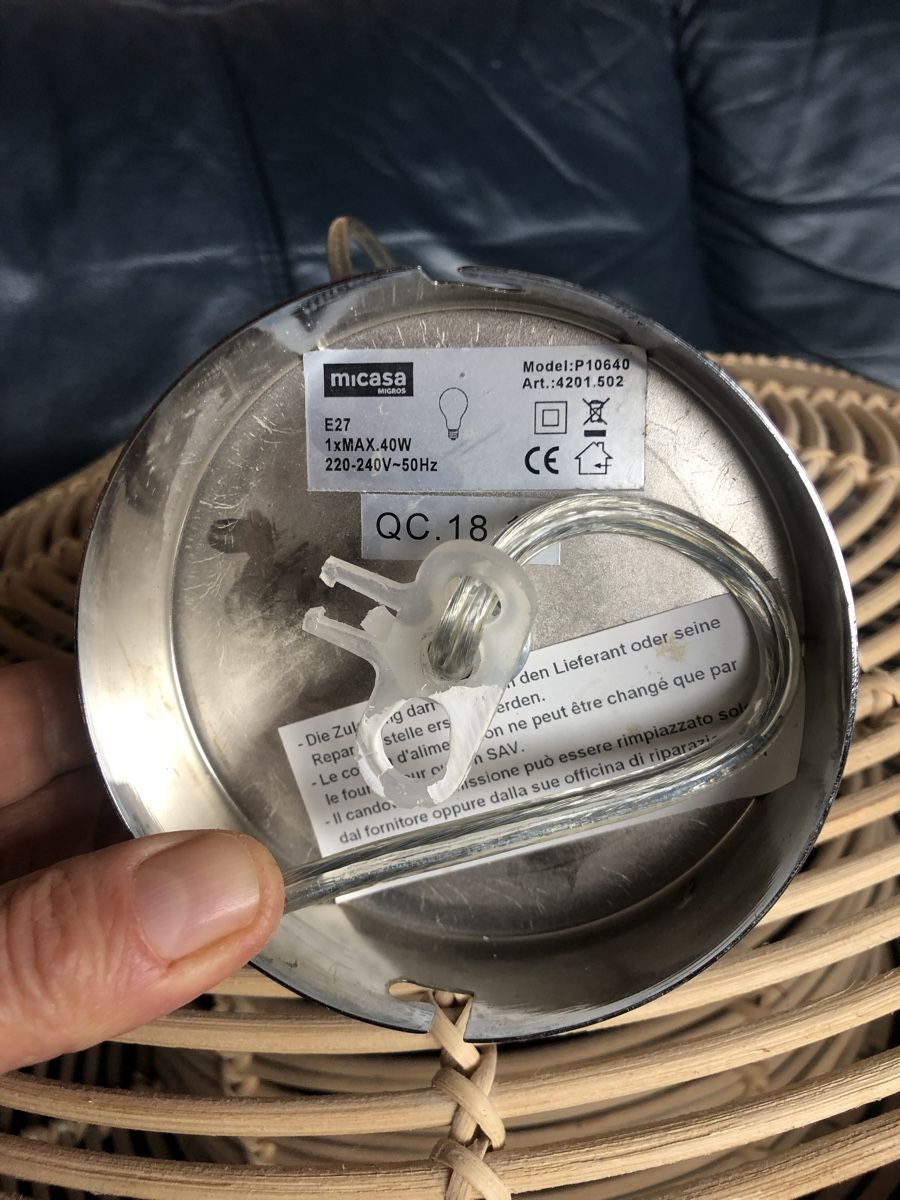 Lampade: Korblampe – Usato da Oftringen venduto da ebi_6slt 3