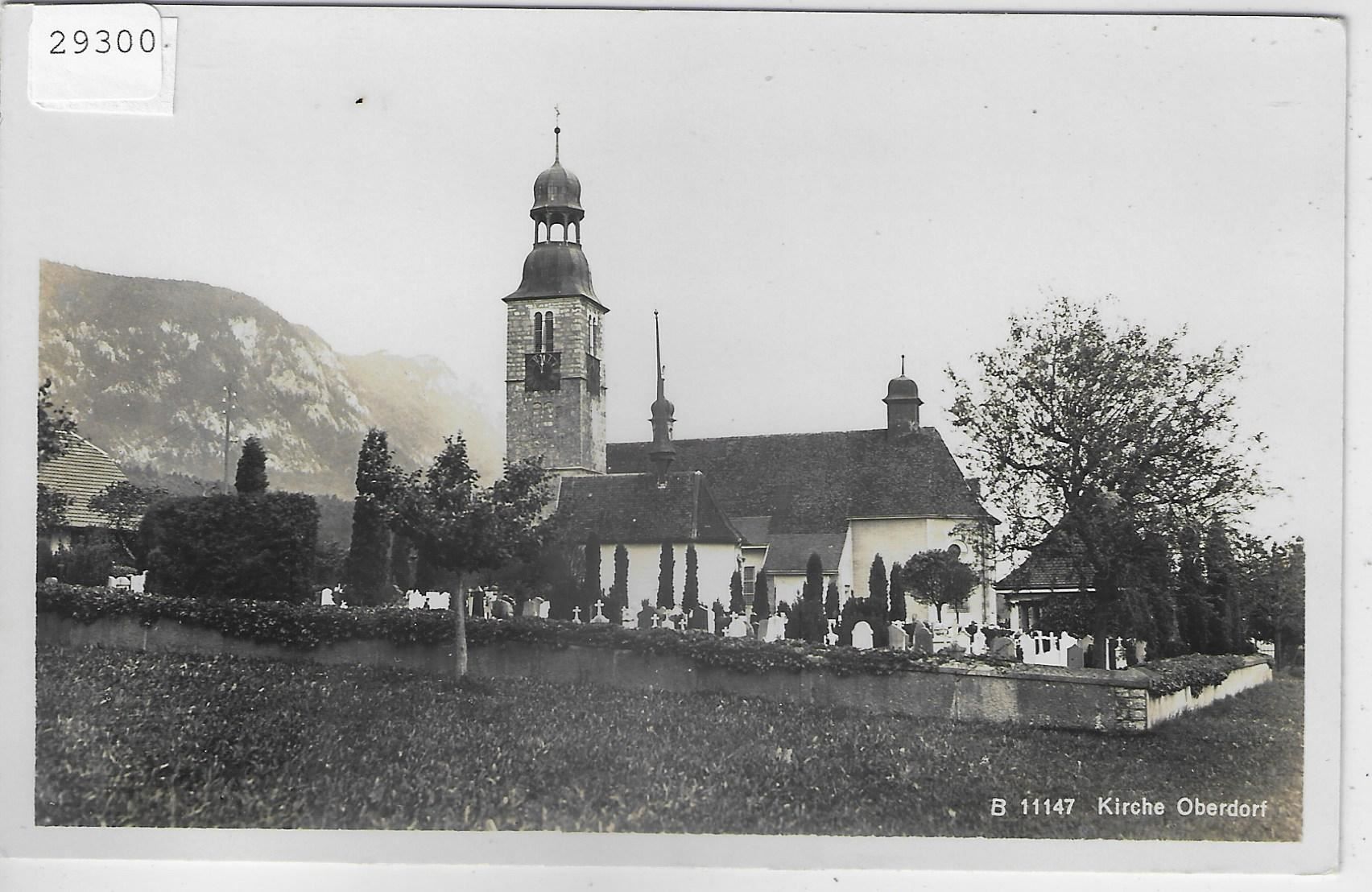 Cartes postales: Kirche von Oberdorf SO – D'occasion à Ettingen par Kartenplanet