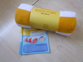 Beach Towel Badetuch  Strandtuch gelb  NEU    80 x 160  Coop