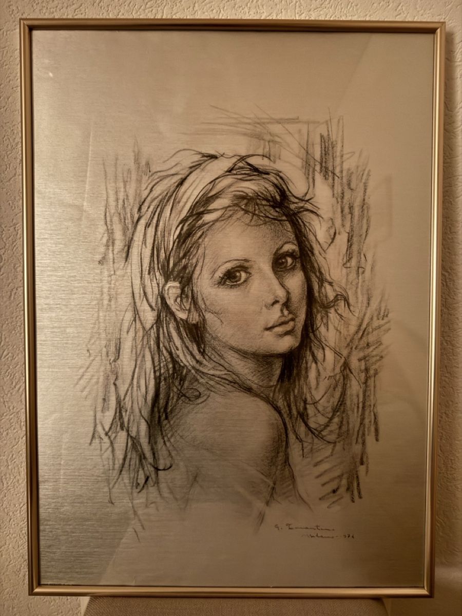 Dipinti: Dessin au crayon - Tarantino 1974 – Usato da Porrentruy venduto da RicaJU