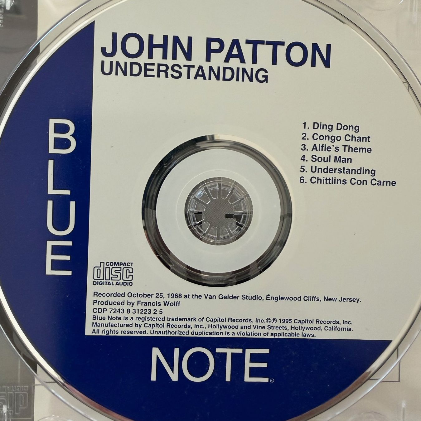 CD: John Patton – Understanding (CD Blue Note) Alexander/ Walker – Usato da Zug venduto da Mirare9 2