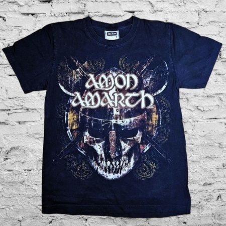⚔️ Amon Amarth T-Shirt, Gr. M – Viking Metal Power pur! 🤘🩸