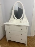 Weisse IKEA Kommode mit Spiegel Top Zustand