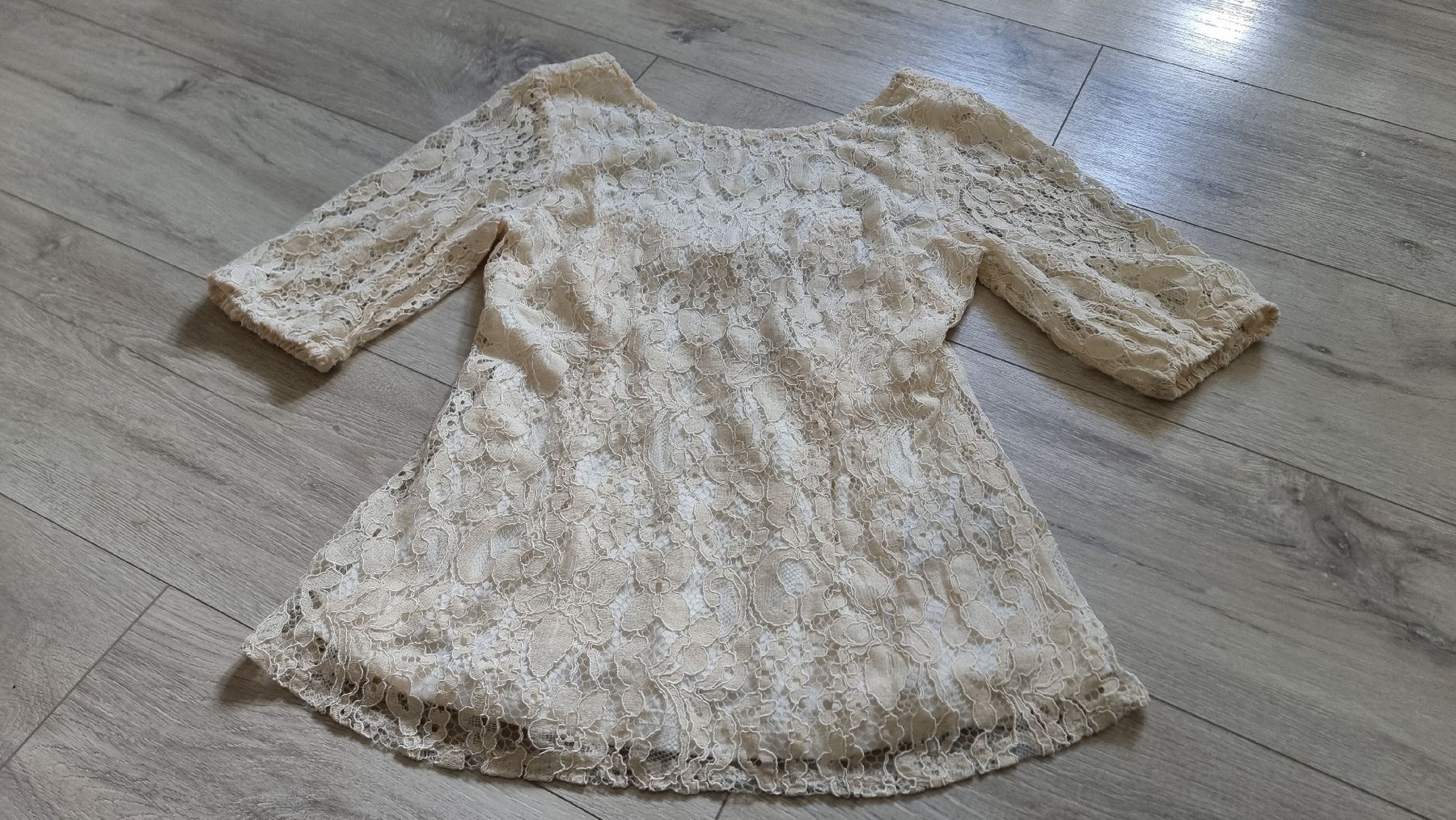 Camicette: NA-KD Bluse Boho Spitze Braut Standesamt gr 36 – Nuovo e nell'imballaggio originale da Wigoltingen venduto da Zuckerfee84 2