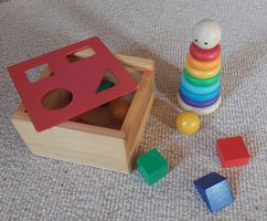 Formbox und Turm aus Holz