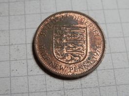 Jersey  ½ New Penny, 1971