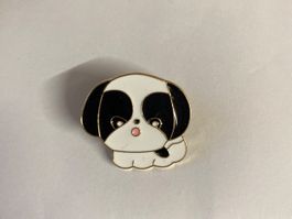 PIN'S - CHIEN - NOIR ET BLANC