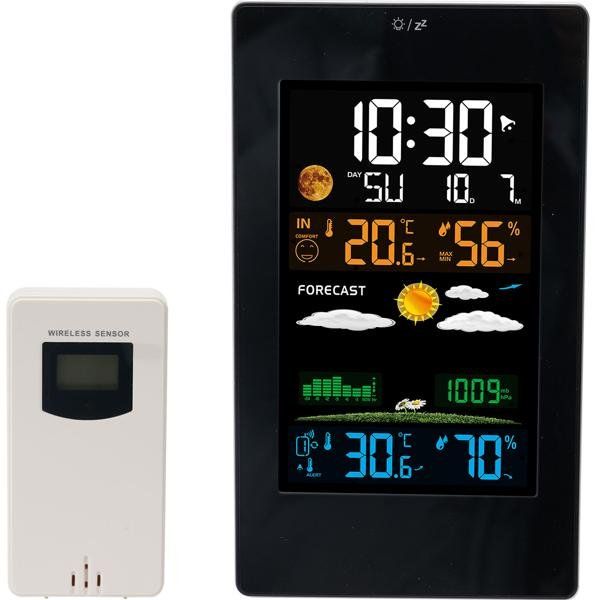 Altro per la casa: Wetterstation mit Farbdisplay, Aussensensor, Wecker, Ladepor – Nuovo e nell'imballaggio originale da Giubiasco venduto da softmail