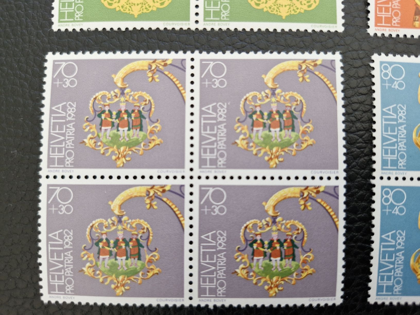 Alle Briefmarken: Pro Patria 1982 Viererblocks postfrisch – Neu (gemäss Beschreibung) aus Frauenfeld von Kasico 3