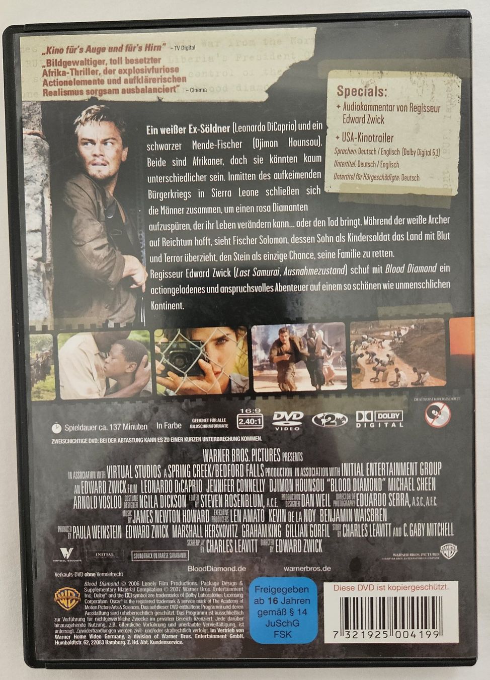 Alle DVDs: DVD Blood Diamond – Gebraucht aus Zetzwil von Power4 1